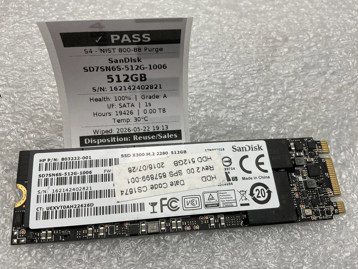 SanDisk 512 GB Solid State Drives for sale - eBay