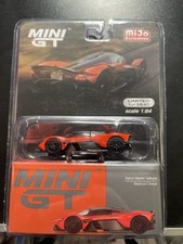 Mini GT Aston Martin Valkyrie Maximum Orange 1:64 MiJo Diecast Limited Edition