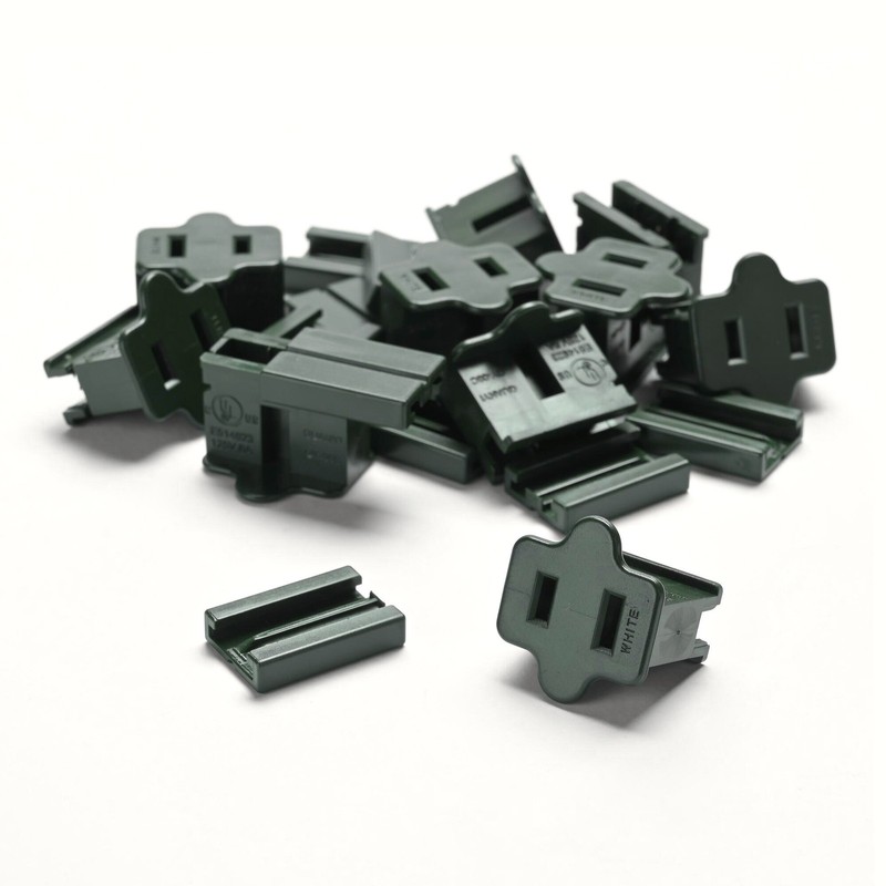 DELight SPT-1 Slip Plug Female Vampire Plug UL Listed for Christmas Light 10Pcs