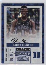 2017-18 Contenders Draft Picks RPS Cracked Ice Ticket 12/23 Harry Giles Auto 5w7