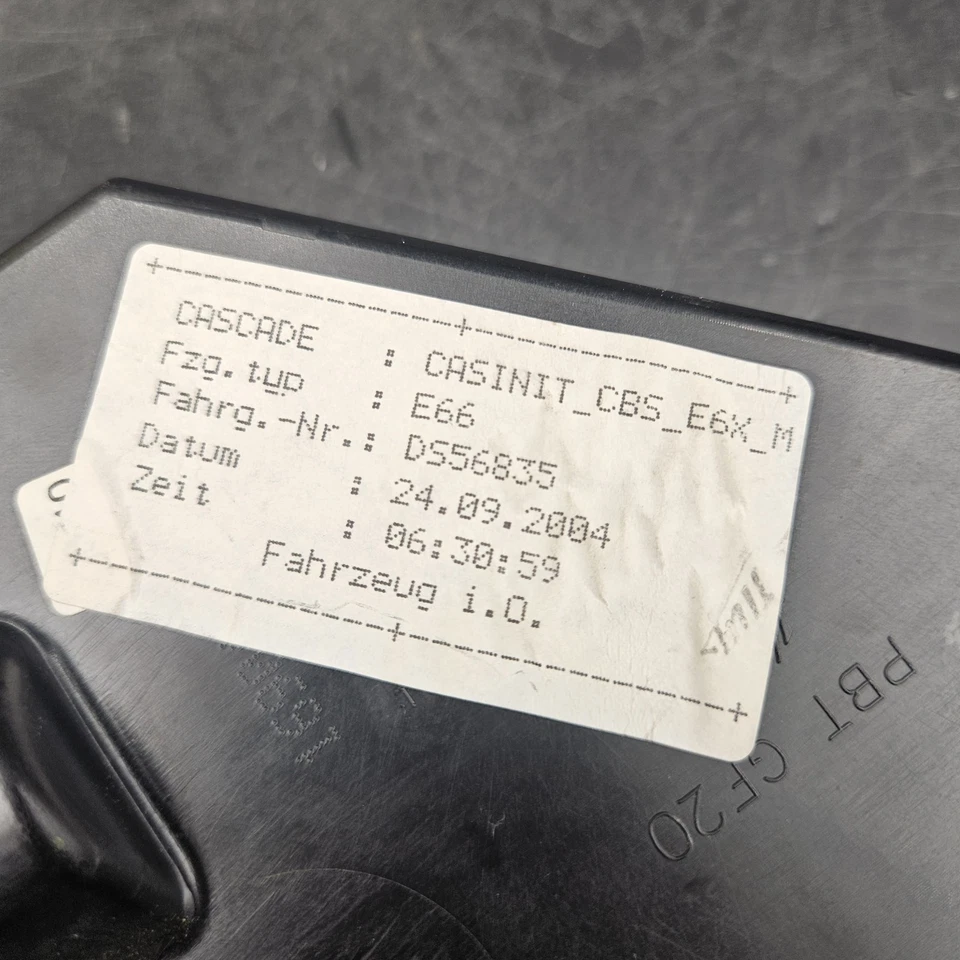 02-05 BMW 760li E66 Electronic Push To Start Bloqueo de encendido 61.32-6942487 Foto 4 de 4