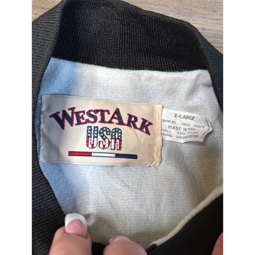 Vintage Westark Bally’s Atlantic City Casino Poker Slots Bomber Jacket Size XL - Picture 3 of 5