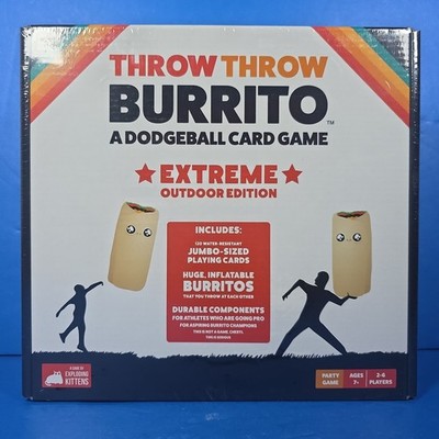 Throw Throw Burrito Extreme Outdoor Edition Card Game by Exploding Kittens