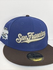 Hat Club Rushmore Saucy San Francisco Giants Script New Era 59fifty 7 1/8 Blue