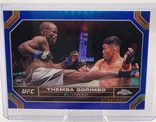 2024 Topps Chrome UFC Blue Refractor of Rookie Themba Gorimbo /150!!!