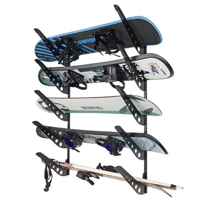 Snowboard Wall Racks, Adjustable Storage Rack for Ski, Surfboard, Wakeboard, ...