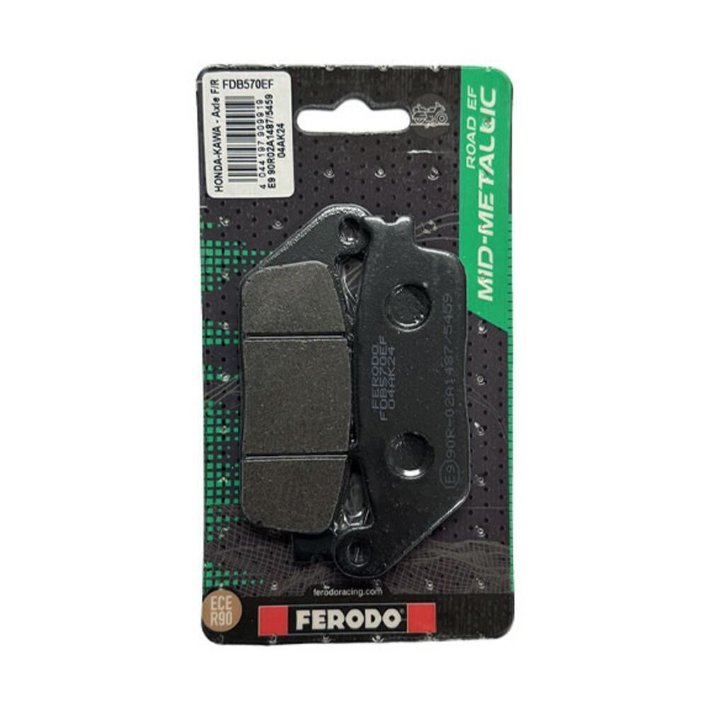 FITS YAMAHA MT-01 Rock Slate (RP12) 2005-2006 Rear Brake Pad Mid-Metallic