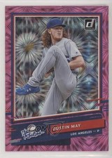 2020 Panini Donruss The Rookies Pink Fireworks Dustin May #R-3 4l3