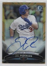 2016 Bowman Sophomore Standouts Gold Refractor 11/50 Joc Pederson Auto 2e6