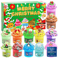 Schleim Adventskalender 2026 FüR Kinder 24-Tage-Countdown Mit 12 Schleimen