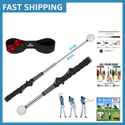 Retractable Golf Swing Trainer for Precision - Ideal Gift for Every Golfer