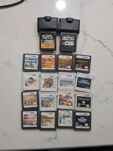 Lot of Nintendo Ds Games & Action Replays