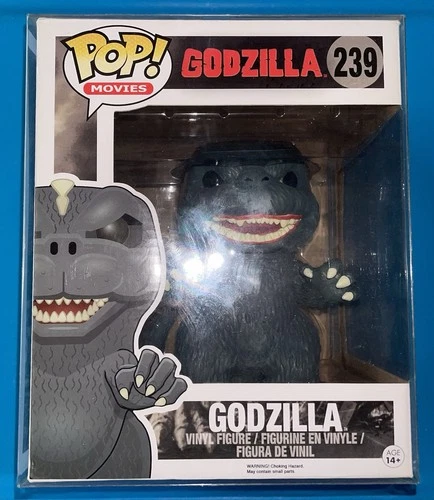 Funko Pop Vinyl Movies 6-Inch GODZILLA Figure #239 MIB w/ Protector