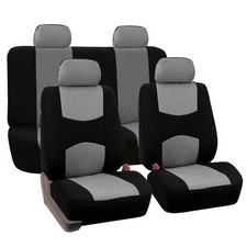 For All Ford Explorer Car Seat Cover Black And Gray Set Style