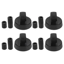 8 Pcs Universal Control Knobs Stove Gas Griddle Cooktop Replacement Parts