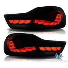 Full Smoked LED Tail Lights For 2014-2020 BMW F32 F33 F36 F82 F83 M4 w/Startup