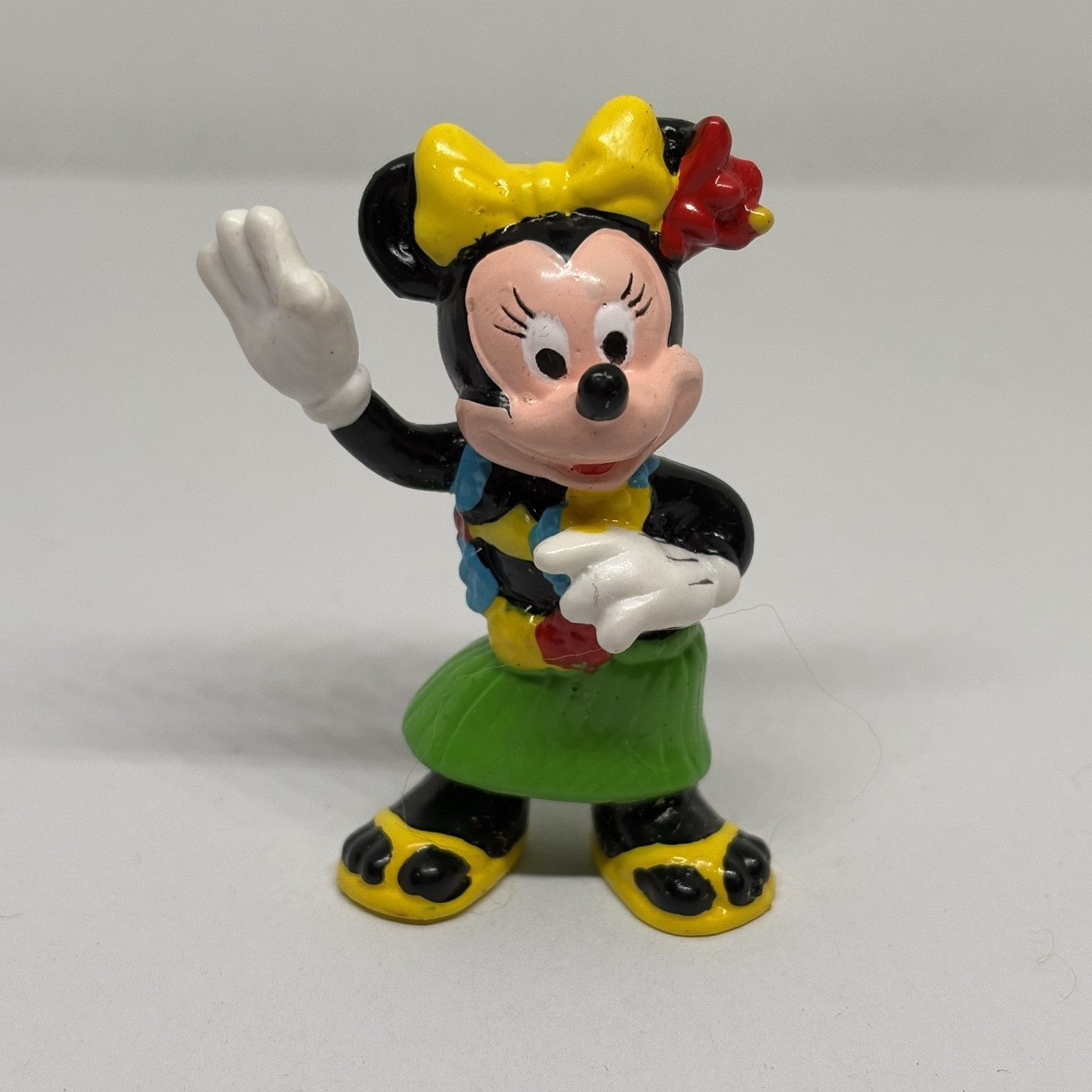 Vintage Minnie Mouse Hula Dancer PVC Figure Disney Applause Cake Topper