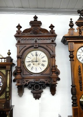 5A062 Lenzkirch Travel Squire Uhr-Petit SONNERIE-VIERTELSTUNDESCHLAG-39