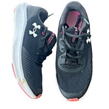 Size 6 Under Armour Big Girls Charged Pursuit 3 Running Shoes Black 3025011-001