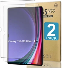 2 PACK- Screen For galaxy S9 ultra 14.6inch, Tempered glass screen protector 