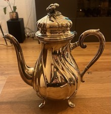 Cohr ATLA Kaffee Silber Kaffeekanne dänisch Wohn Deko