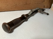 Vintage Remington automatische Handfalle Ton Ziel Taube Skeet Holzwerfer