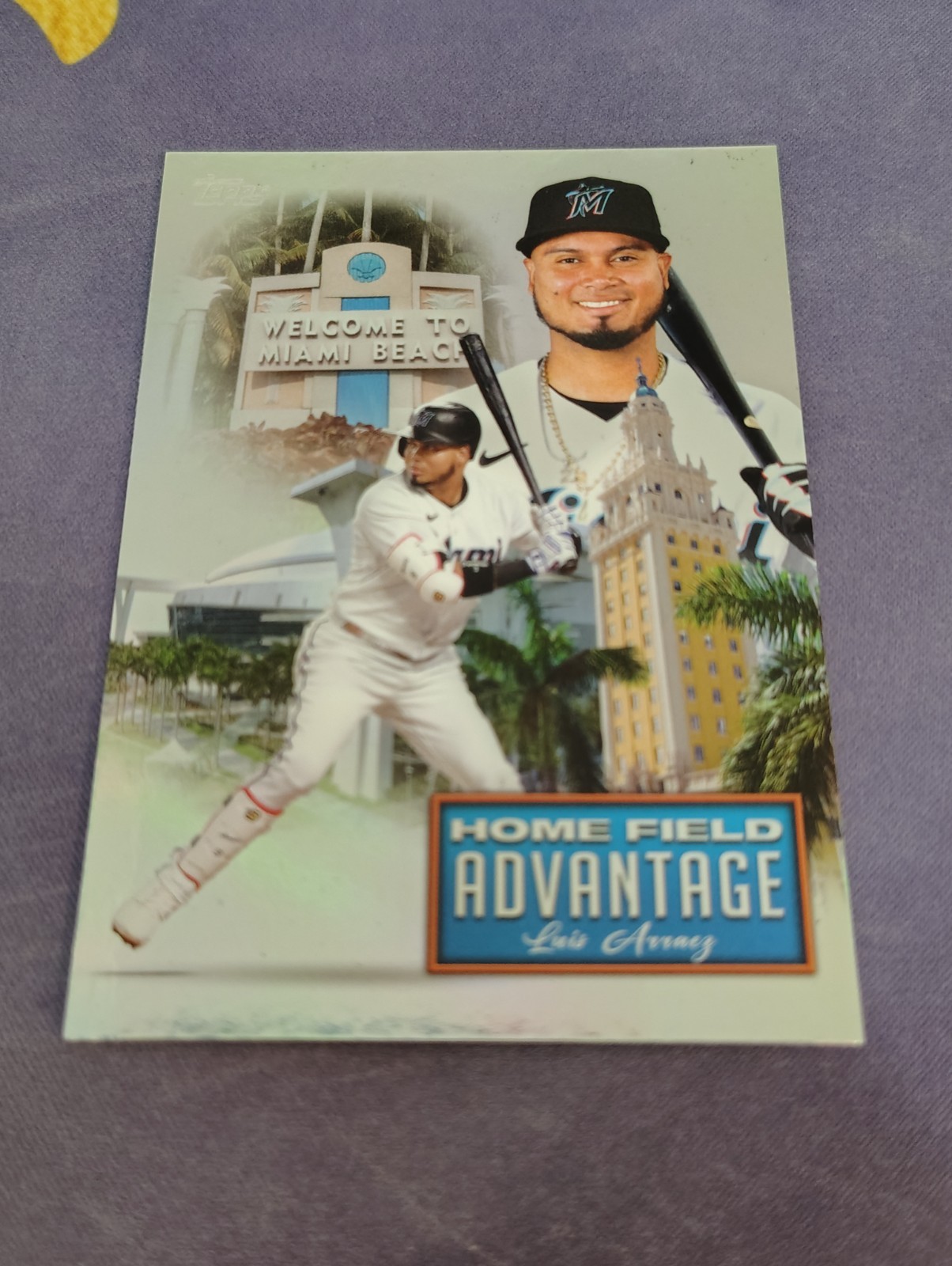 2024 Topps Luis Arraez Homefield Advantage #HFA-19 Marlins