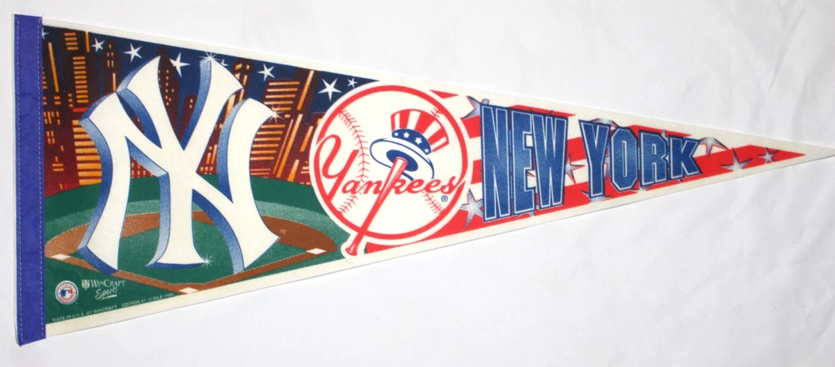 Baseball New York Yankees 1990 Vintage Sports Pennants and Flags