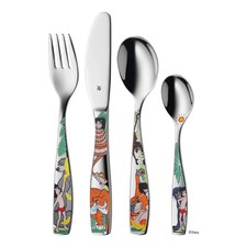 WMF B-Ware Kinderbesteck-Set Dschungelbuch 4-tlg Besteck mit Motiv Gabel Messer