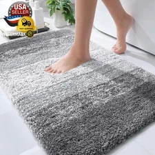 OLANLY Bathroom Rugs Mat 30X20, Extra Soft Absorbent Microfiber Bath Rugs, Rubbe