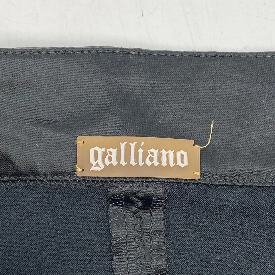 Blusa Galliano negra sin tirantes con cuentas | Talla IT 32/46 Foto 3 de 4