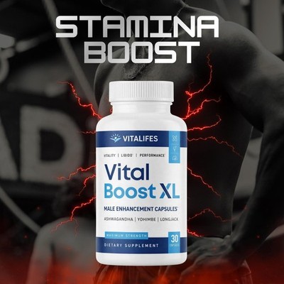 (2 Pack) Vital Boost XL Male Pills Advanced Formula VitalBoost XL 30 Caps