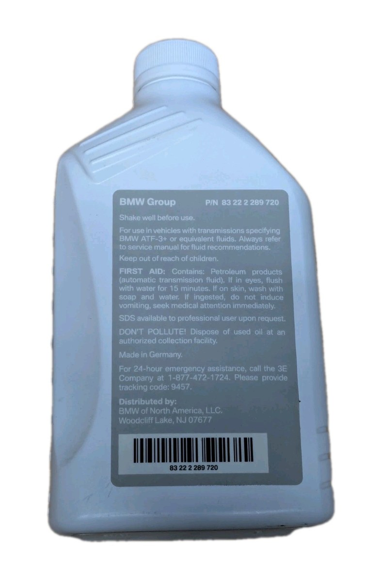 BMW Genuine OEM Atf-3 Automatic Transmission Fluid 1l 83222289720