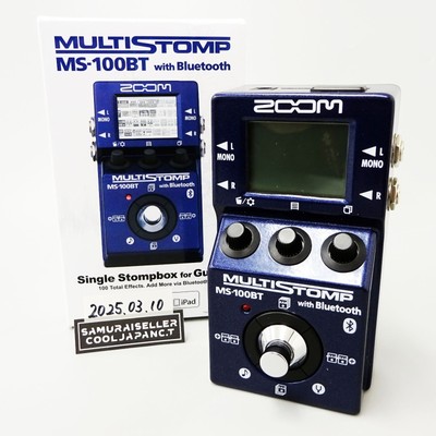 ZOOM MS-100BT MULTI STOMP mit Bluetooth Gitarre Multi Effekt Pedal Japan...