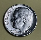 UNC 1962 Roosevelt Dime 90% Silver Philadelphia No Mint Mark
