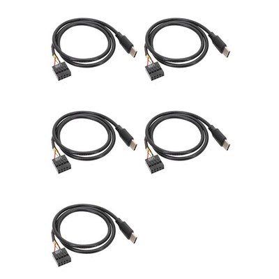 5pcs USB 9Pin to USB Type C Cable for Computer Motherboard to USBC Sekun8531
