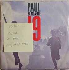 Paul Hardcastle 19 Vinyl Record 7" VG/G+ CHS 2860 1985