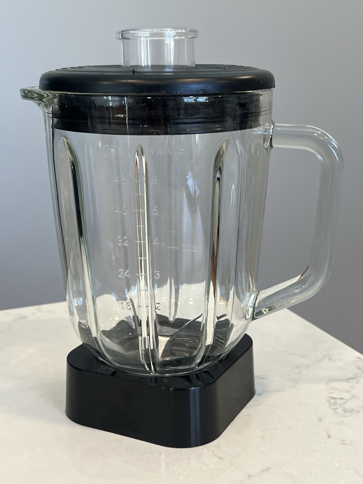 Blender Kenmore 48 oz Classic Glass Jar w Lid 100.04201110 Black