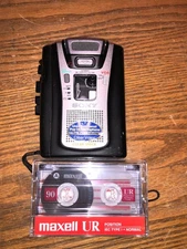 Working Sony TCM-465V Cassette Corder Recorder Player w Brand New Cassette