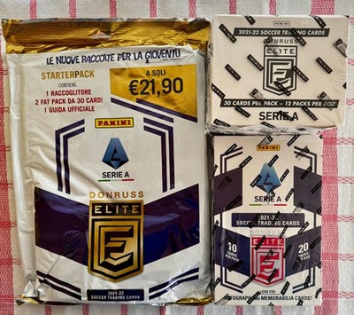 Panini Score Serie A Donruss Elite 2021 2022 Fat Box +Retail Box +Starter Pack  