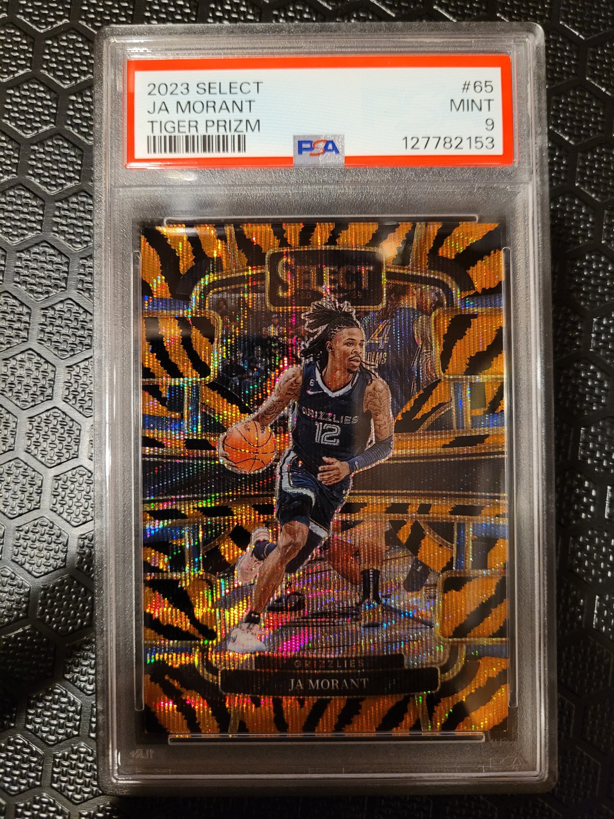 2023 select ja morant tiger prizm #65