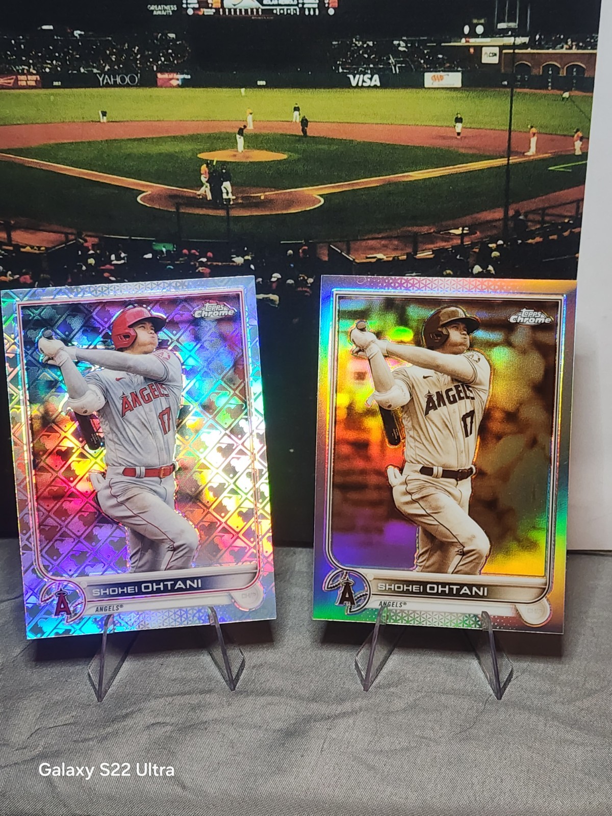 2022 Topps Chrome - Shohei Ohtani #1 Logofractor and Refractor Parallels Mint