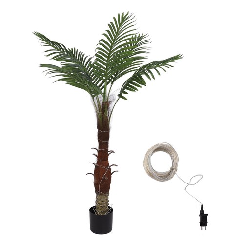 A (3FT EU Plug 220V)Artificial Lighted Palm Tree 100LED Artificial Palm Tree - Picture 17 of 21