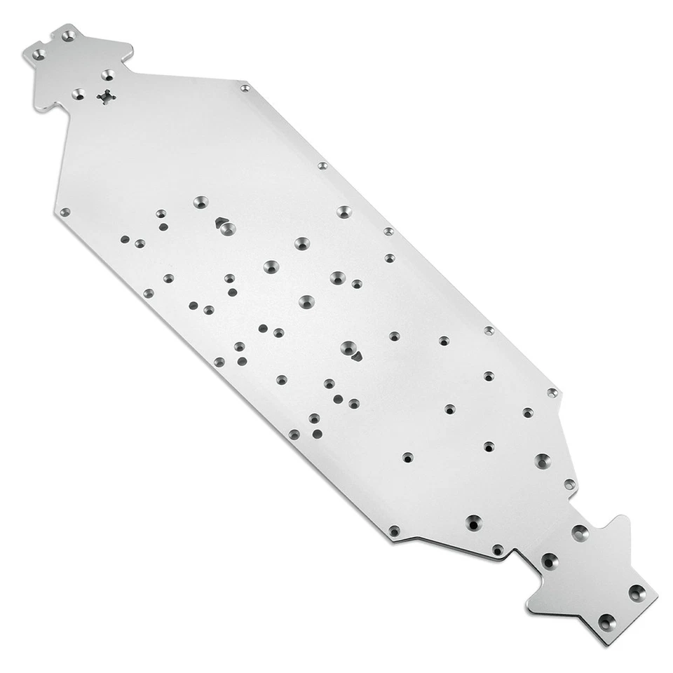 For Arrma Mojave 1/7 6s EXB Desert Truck Silver Aluminum 7075 Chassis - Image 2 of 4