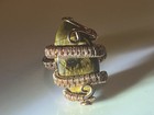 VTG NAVAJO Copper Wrapped SERPENT LARGE STONE Tiger Eye Ring Handmade Size 9 — photo 2