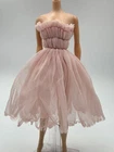 Vintage Barbie Doll Clone Pink Gown DRESS Skirt Tulle Tlc Unbranded