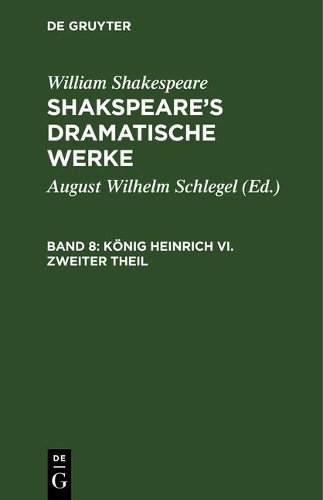 William Shakespeare König Heinrich VI. Zweiter Theil (Hardback)