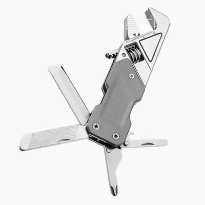 6 in 1 verstellbarer Schraubenschl��ssel Multitool mit Taschenwerkzeug f��r Haus