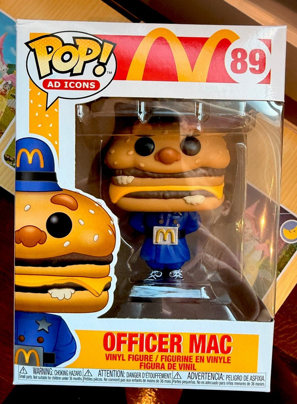 Funko Pop! Ad Icons McDonald's Officer Mac Vinyl Figure #89 2 Pack 2020 NIB