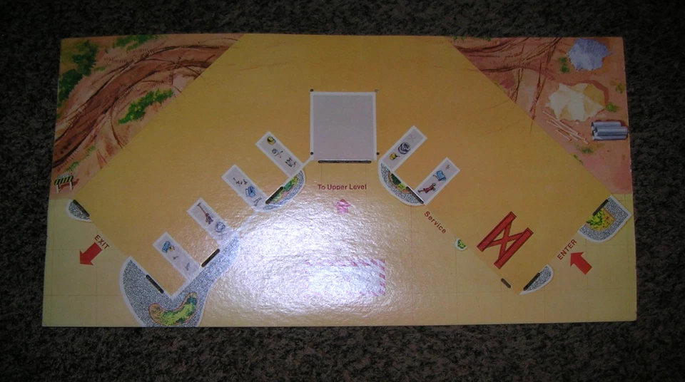 Винтажный 1979 спичечный коробок супер гараж набор почти полный 550102 LESNEY с коробкой - Изображение 3 из 4